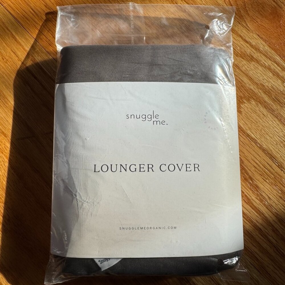 Snuggle Me Organic Lounger COVER ONLY Color Sparrow Brand New